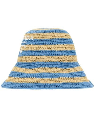 Prada Hats And Headbands - Blue