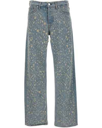 sunflower Used Effect Detail Jeans - Blue