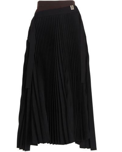 Maison Mihara Yasuhiro Pleated Skirt - Black