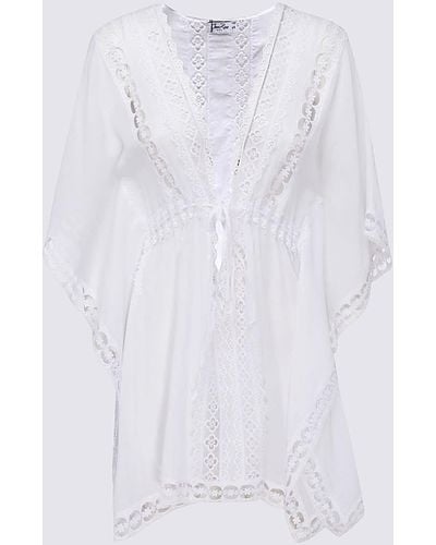 Charo Ruiz Cotton Blend Dress - White