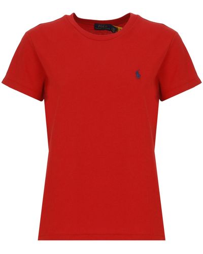 Ralph Lauren T-Shirt With Pony - Red