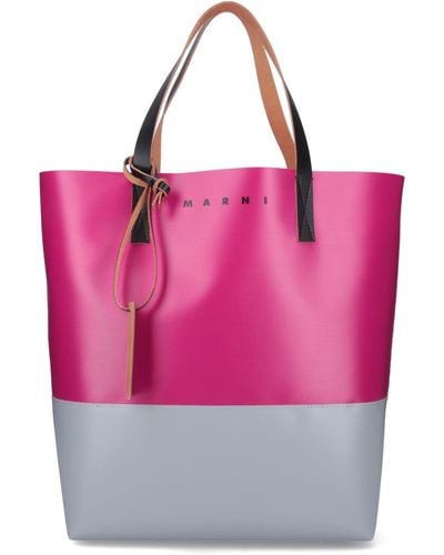 Marni 'tribeca' Tote Bag - Pink