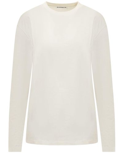 Jil Sander Cotton And Cashmere T-shirt - White