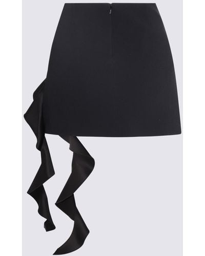 David Koma Viscose Blend Mini Skirt - Black