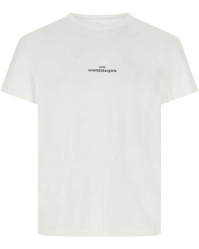 Maison Margiela Cotton T-Shirt - White