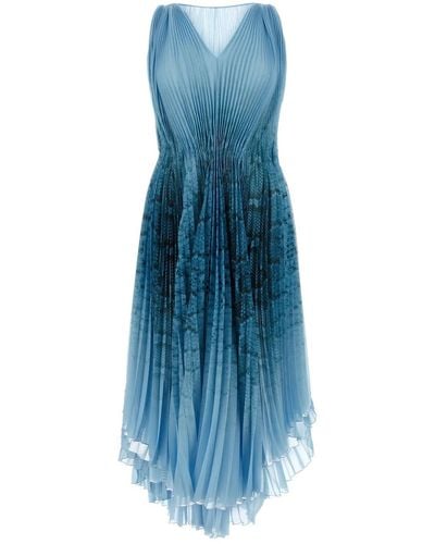 Ermanno Scervino Light Polyester Dress - Blue