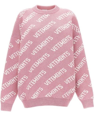 Vetements Sweaters - Pink
