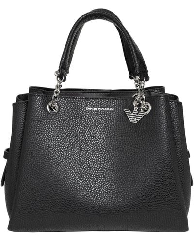 Emporio Armani Charm Handbag - Black