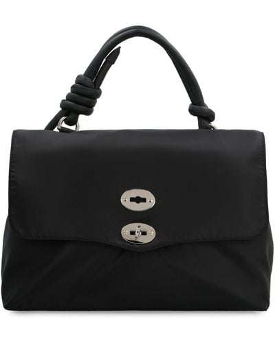 Zanellato Postina M Nylon Handbag - Black