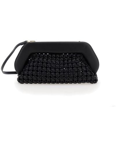 THEMOIRÈ Bios Knots Clutch Bag With Braided Design - Black