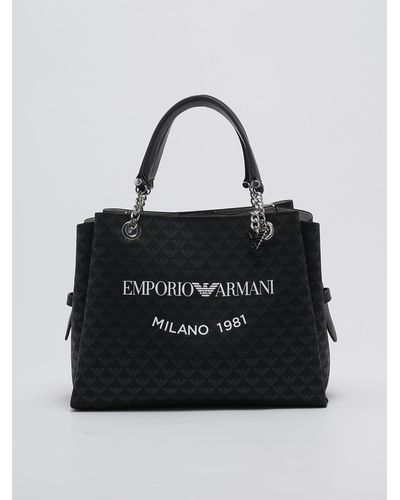 Emporio Armani Poliester Shoulder Bag - Black