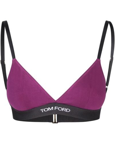 Tom Ford Merlot Bra Top - Purple
