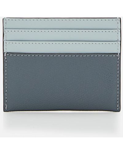 Fendi Leather Cardholder - Blue