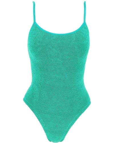 Hunza G Pamela One-Piece Swimsuit - Green