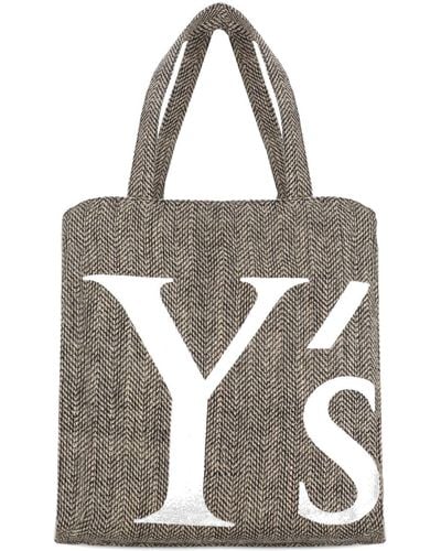 Y's Yohji Yamamoto Juta Shopping Bag - Gray