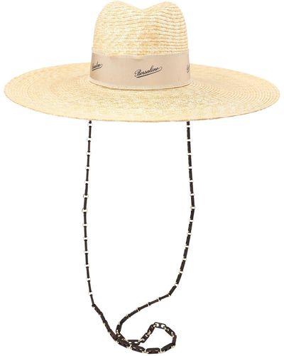 Borsalino 'treccia Paglia' Hat - White