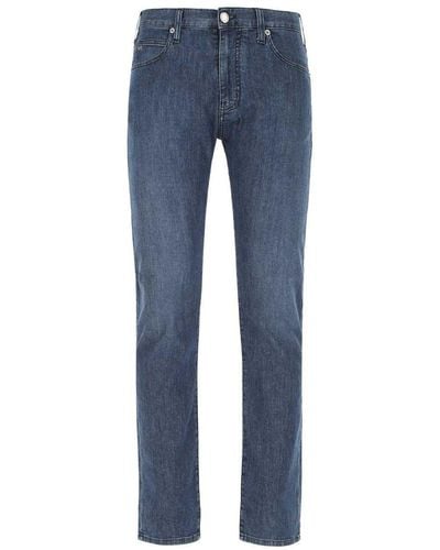Emporio Armani Stretch Denim Jeans - Blue