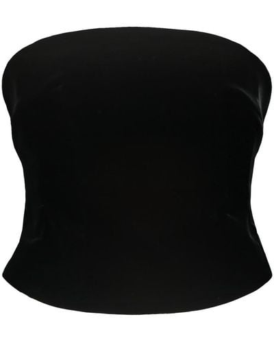 Wardrobe NYC Velvet Corset - Black
