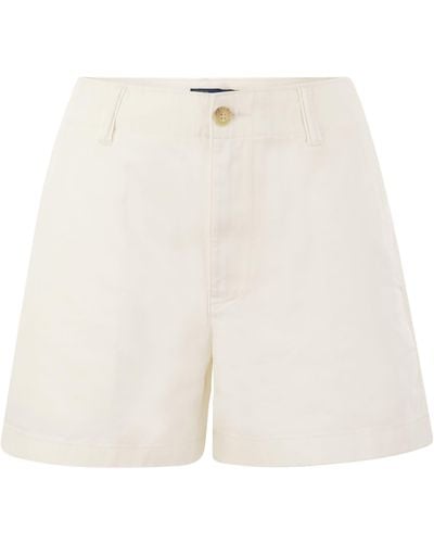 Ralph Lauren Twill Chino Shorts - White