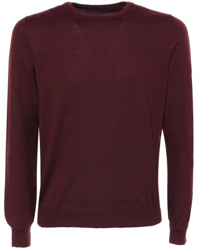 Tagliatore Crewneck Sweater - Purple