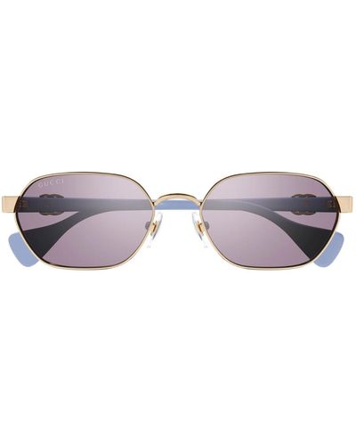 Gucci Gg1593S Linea Gg Logo Sunglasses - Multicolor