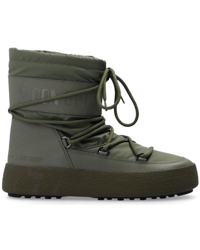 Moon Boot Mtrack Tube Lace-Up Boots - Green
