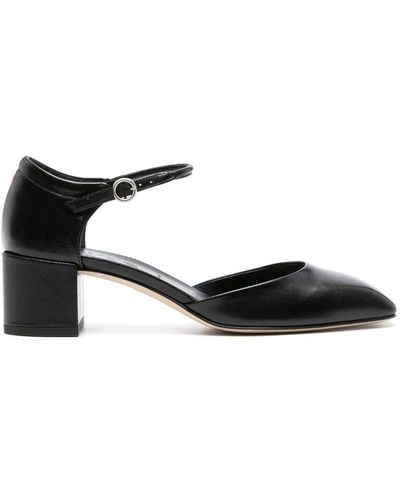 Aeyde Magda Nappa Leather Shoes - Black
