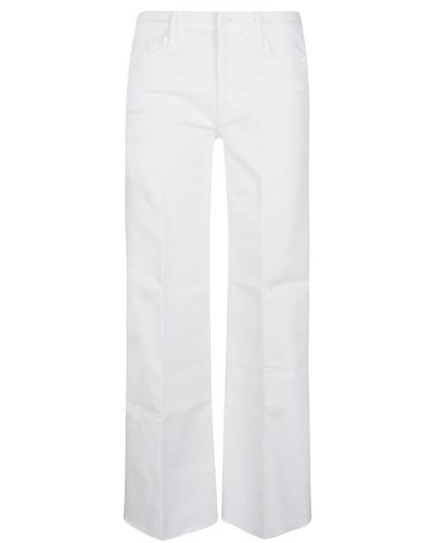 Mother The Roller Fray Jeans - White