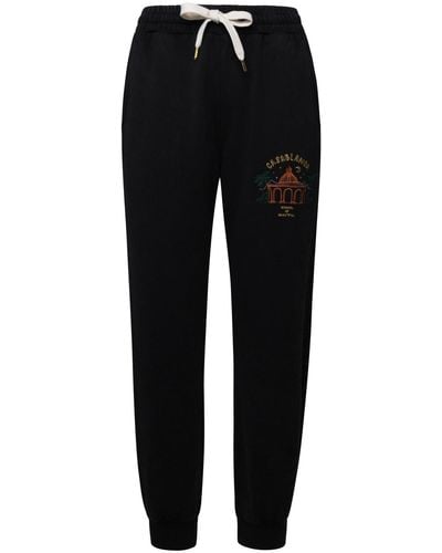 Casablancabrand Black Cotton Pants