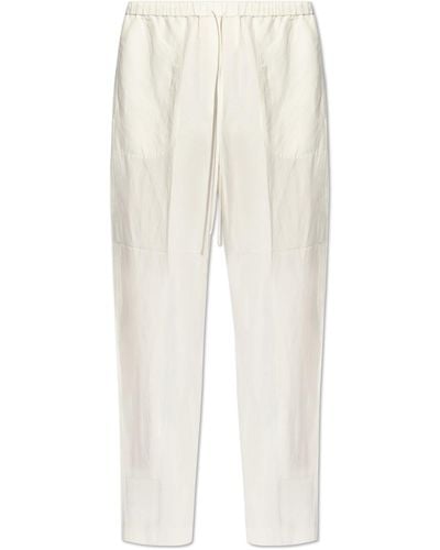 Totême Toteme Pants With Pockets - White