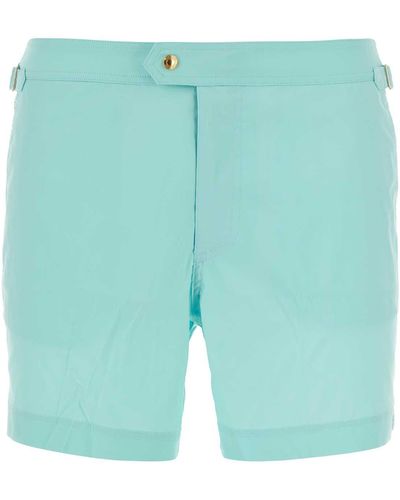 Tom Ford Tiffany Polyester Swimming Shorts - Blue