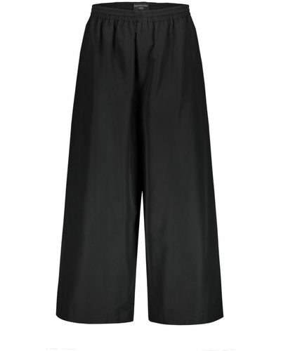 Balenciaga Cropped Track Pants Clothing - Black
