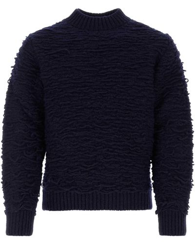 Dries Van Noten Wool Jumper - Blue