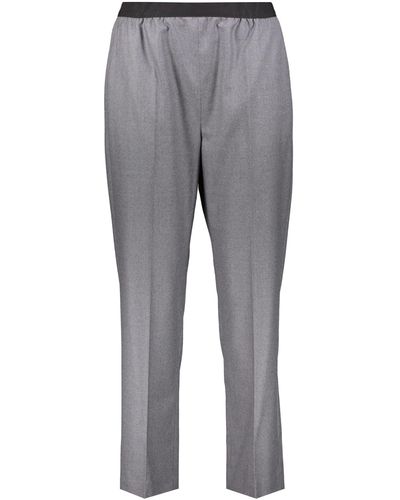 Agnona Wool Trousers - Grey