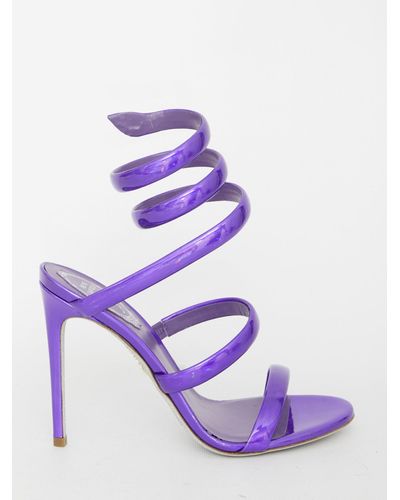Purple Rene Caovilla Heels for Women | Lyst