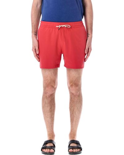 Polo Ralph Lauren Tarveler Mid Trunck Slim Fit - Red