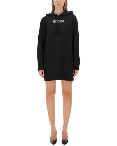 Moschino Sweatshirt Dress - Black