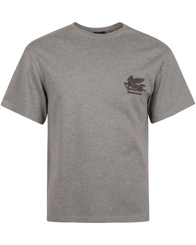 Etro Cotton T-shirt - Gray