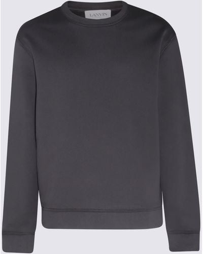 Lanvin Cotton Sweatshirt - Grey