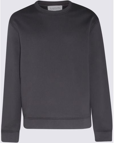 Lanvin Cotton Sweatshirt - Gray