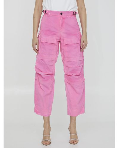 DARKPARK Julia Cargo Trousers - Pink