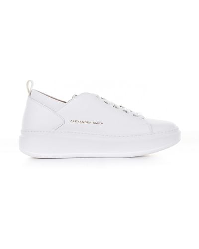 Alexander Smith Wembley Leather Sneaker - White