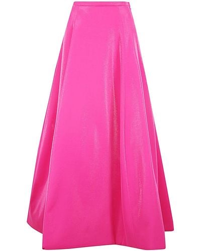 Emporio Armani Long Balloon Skirt - Pink