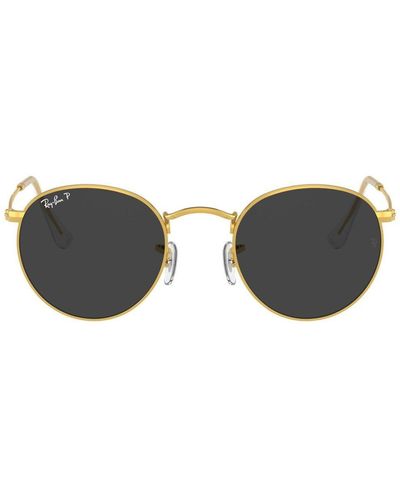 Ray-Ban Round Frame Sunglasses - Black