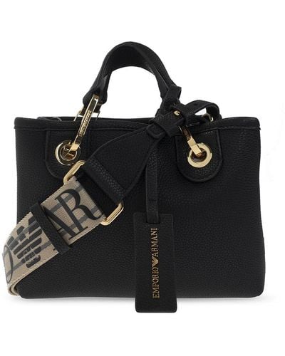 Emporio Armani 'myea Mini' Shoulder Bag, - Black