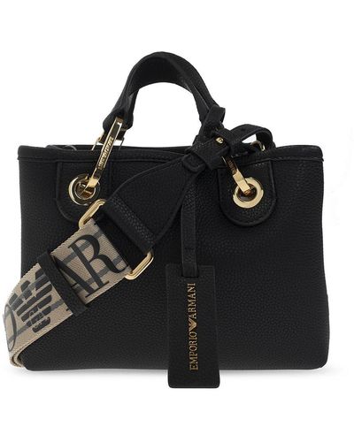 Emporio Armani 'myea Mini' Shoulder Bag, - Black