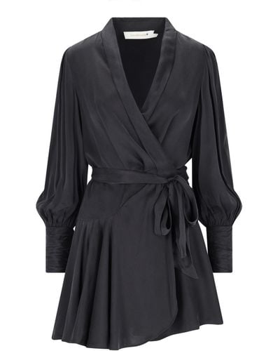 Zimmermann Silk Mini Dress - Black