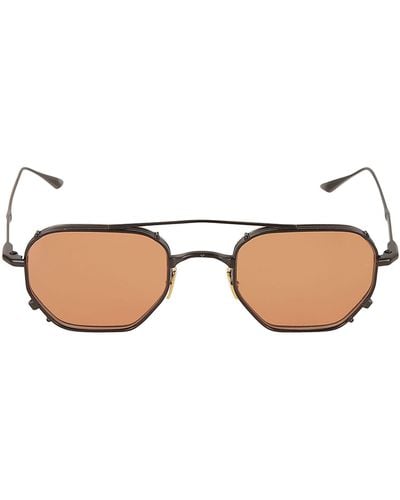 Jacques Marie Mage Aviator Classic Sunglasses - Natural