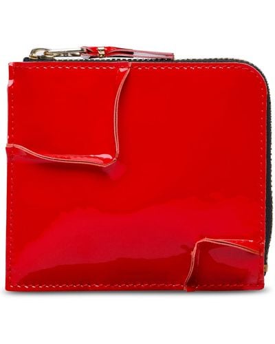 Comme des Garçons 'Medley' Leather Wallet - Red
