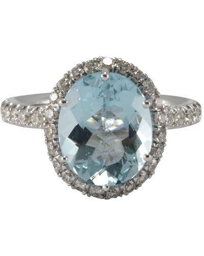 Lo Spazio Jewelry Lo Spazio Aqua Lucente Ring(v) - Blue